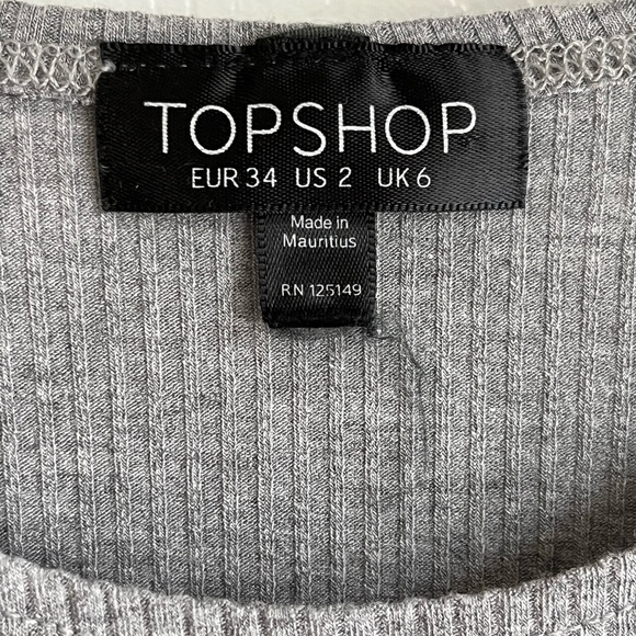 Topshop Ribbed Tank Top - Picture 3 of 3